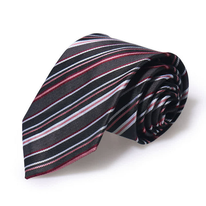 Corbata de rayas de negocios de la Academia para hombres