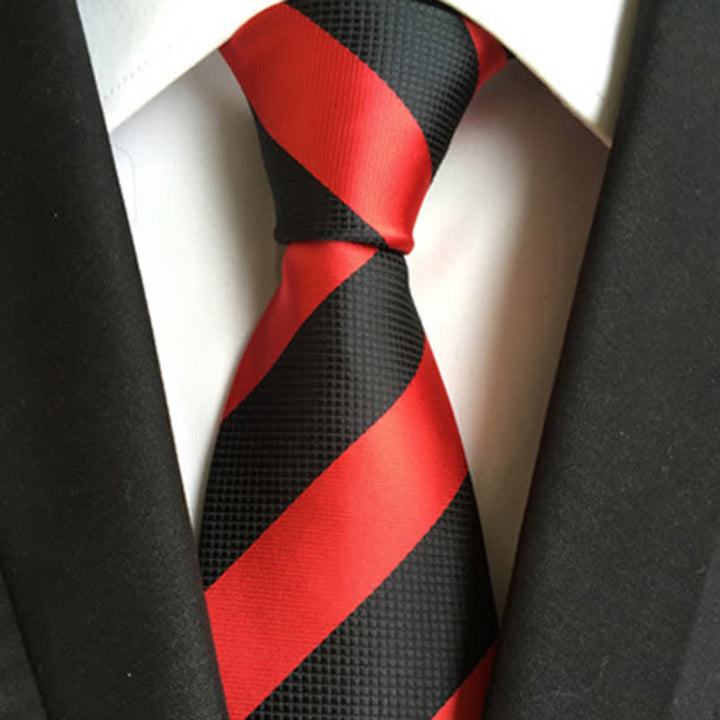 Corbata de rayas Peppy Block para hombre