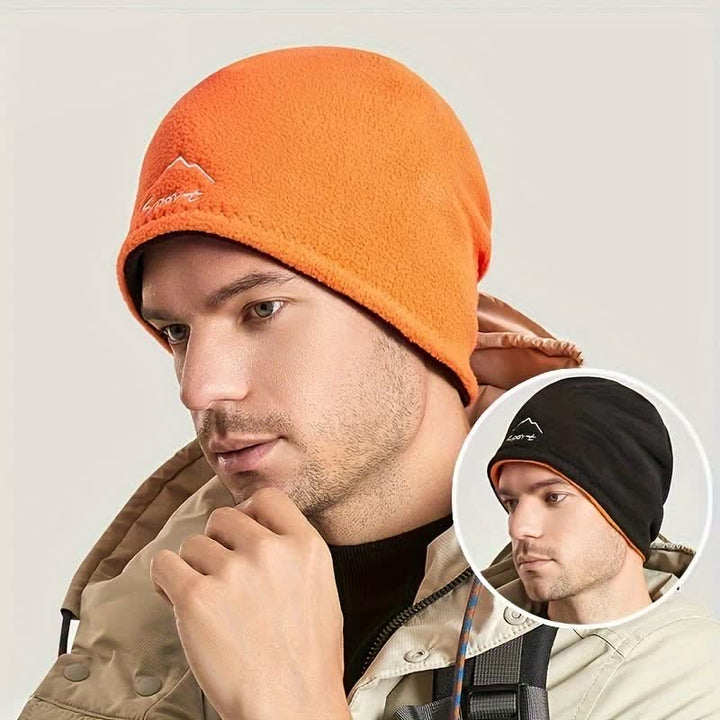 Gorro polar reversible, cálido y resistente al viento