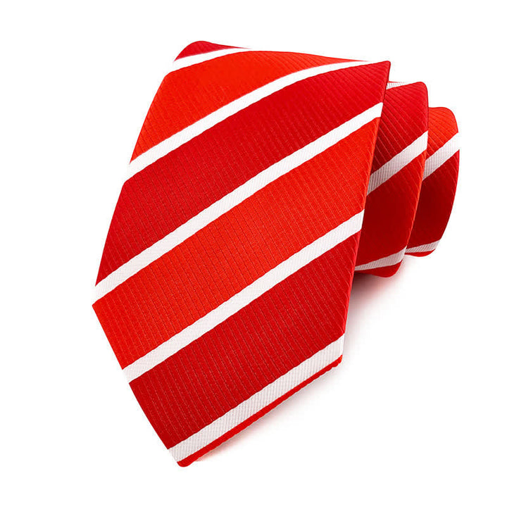 Corbata de rayas urbanas de estilo preppy para hombre