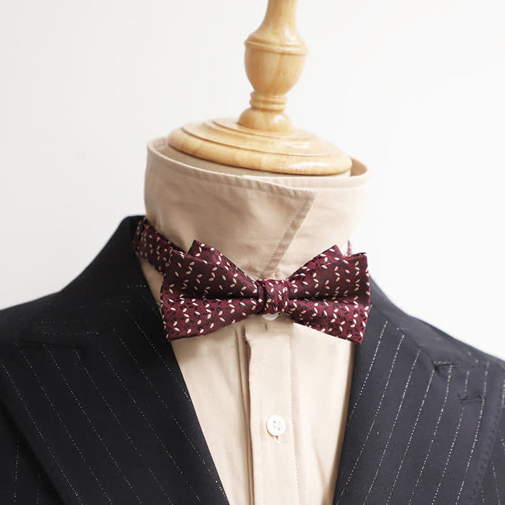 Pajarita de caballero de la serie Burgundy para hombre
