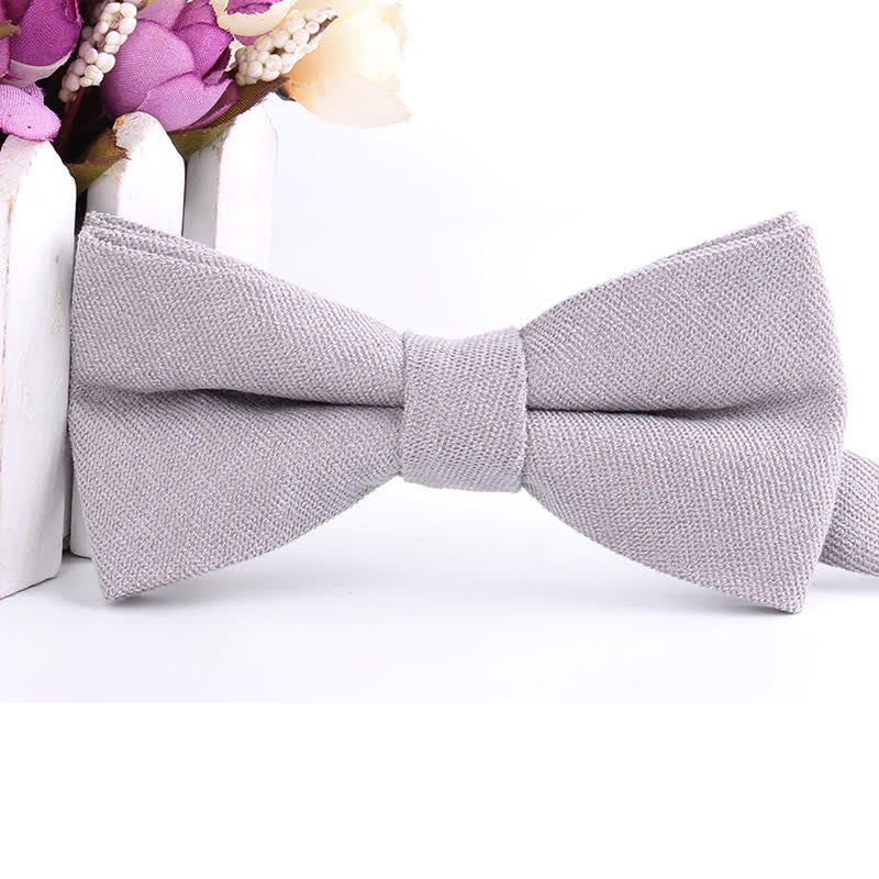 Pajarita formal de gamuza color caramelo liso para hombre