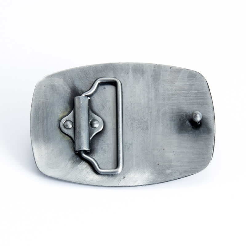 Cinturón de cuero esmaltado con forma de santuario masónico para hombre, hecho a mano