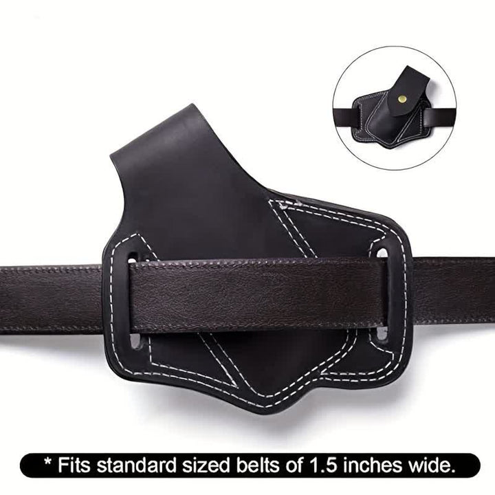 Bolsa de cuero con funda para cinturón y organizador de herramientas EDC
