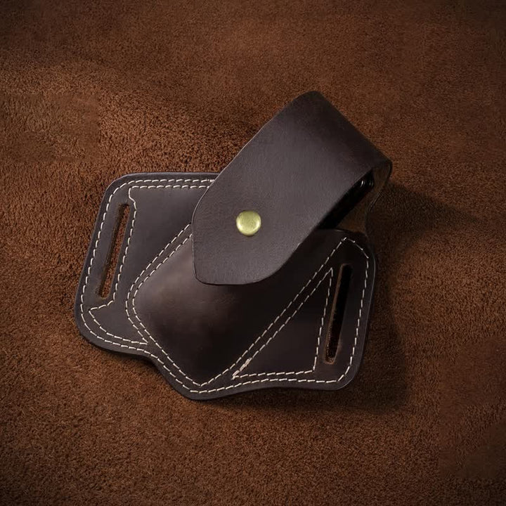 Bolsa de cuero con funda para cinturón y organizador de herramientas EDC