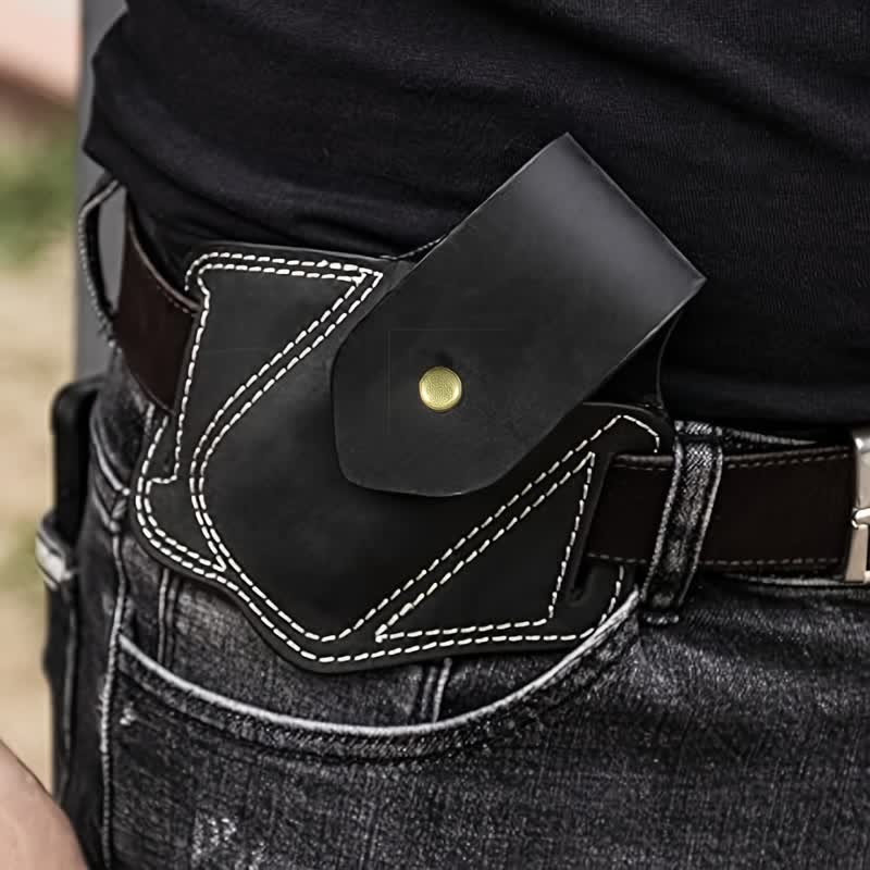 Bolsa de cuero con funda para cinturón y organizador de herramientas EDC