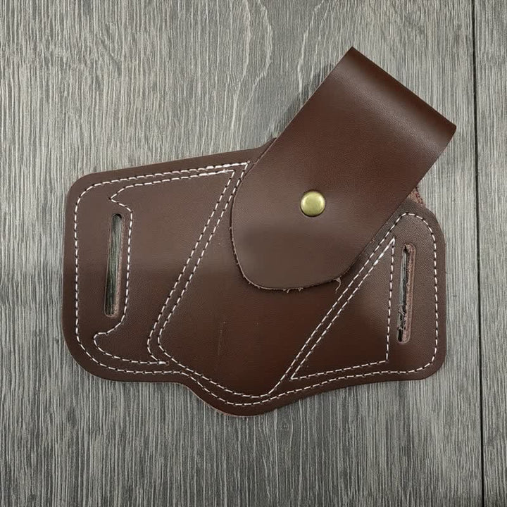 Bolsa de cuero con funda para cinturón y organizador de herramientas EDC