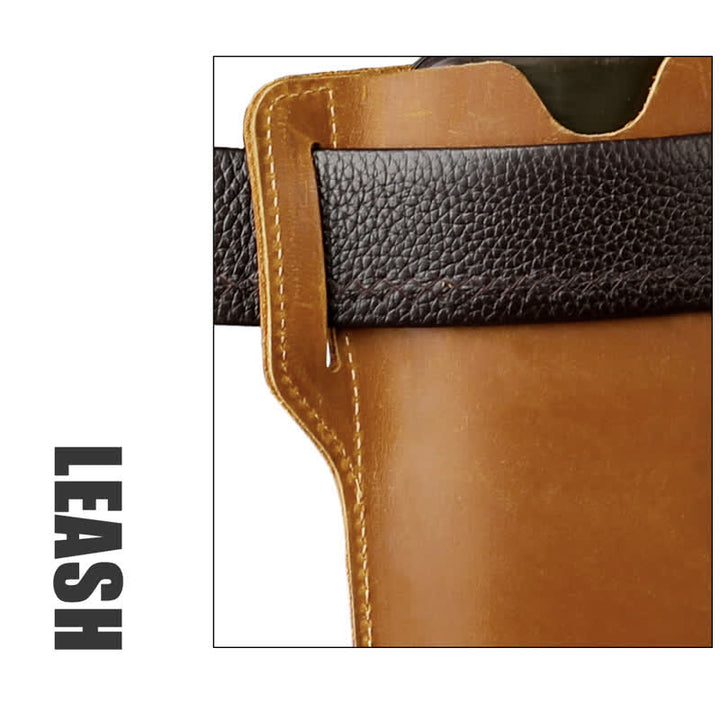 Funda para teléfono móvil para exteriores, llavero, bolso de cuero para cinturón