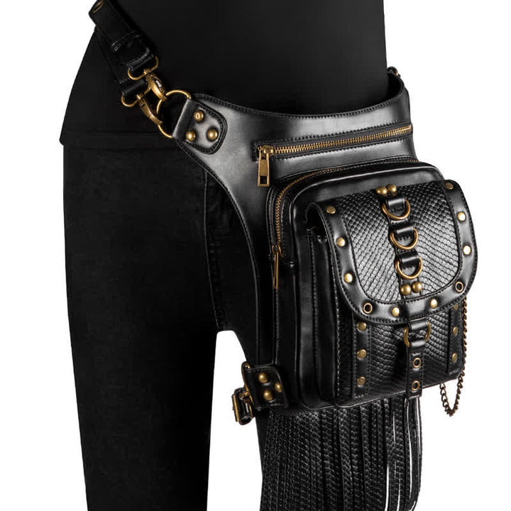 Riñonera Steampunk para el muslo, para hombro, cintura y pierna