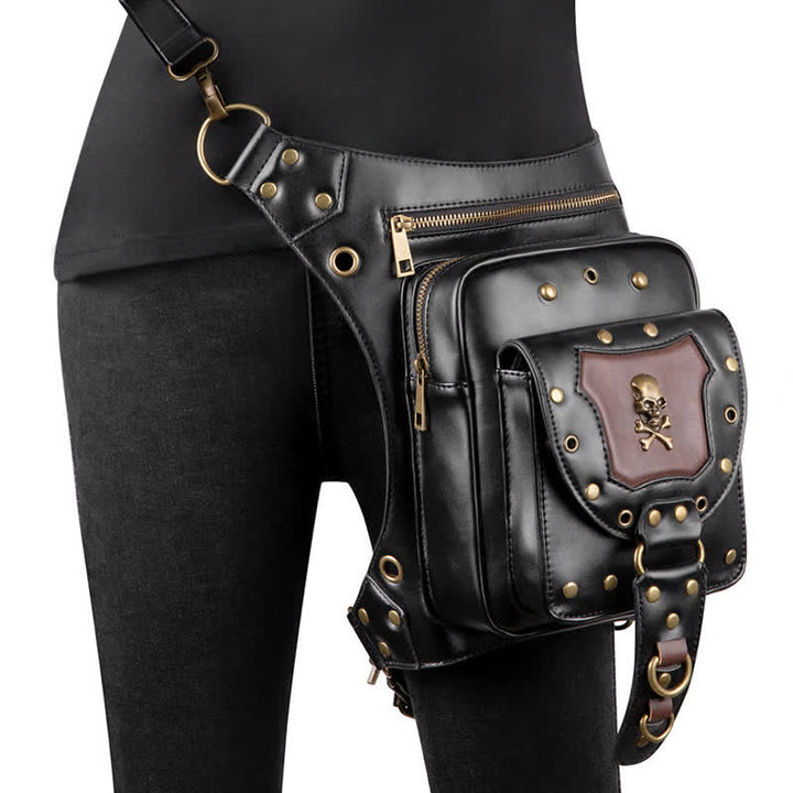 Riñonera Steampunk para el muslo, para hombro, cintura y pierna