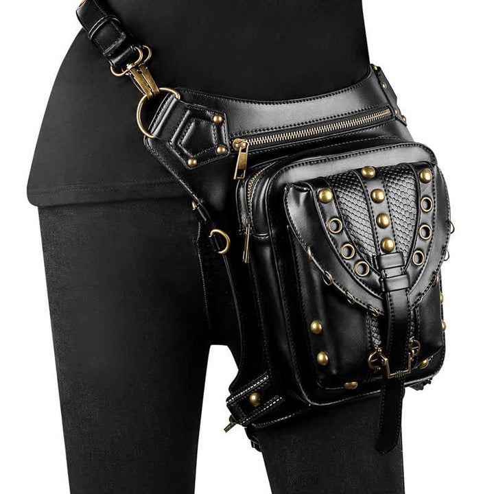 Riñonera Steampunk para el muslo, para hombro, cintura y pierna