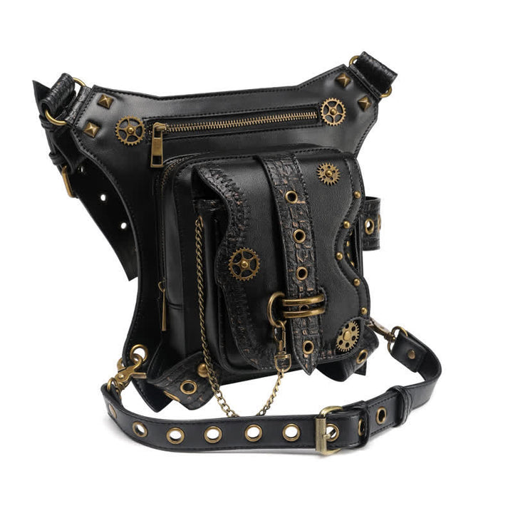 Riñonera con cadena Steampunk para exteriores