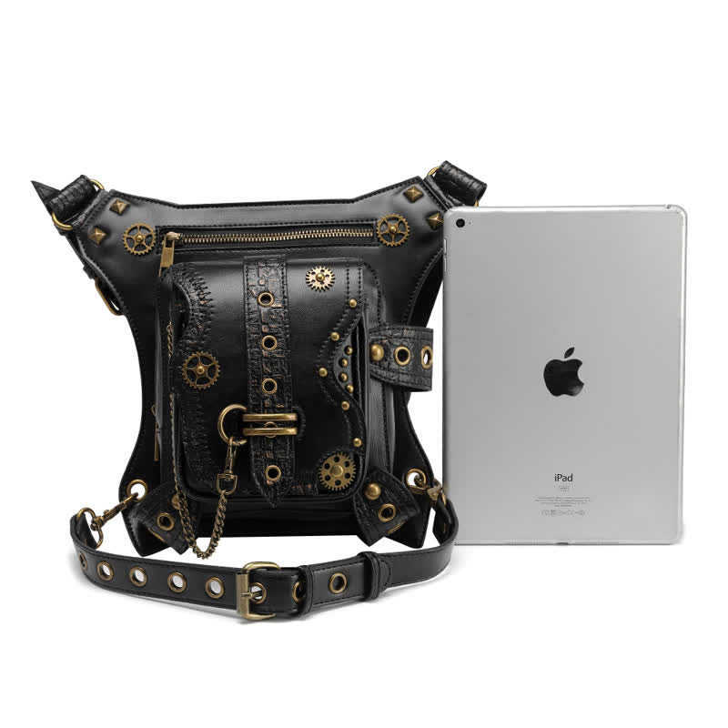 Riñonera con cadena Steampunk para exteriores