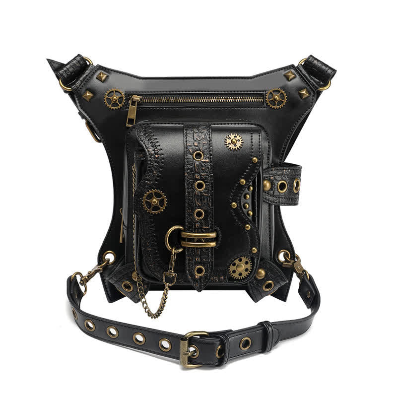Riñonera con cadena Steampunk para exteriores