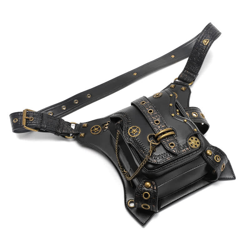 Riñonera con cadena Steampunk para exteriores