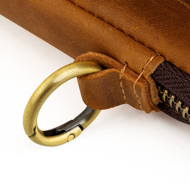 Estuche de cuero para teléfono móvil y cigarrillos para viajes
