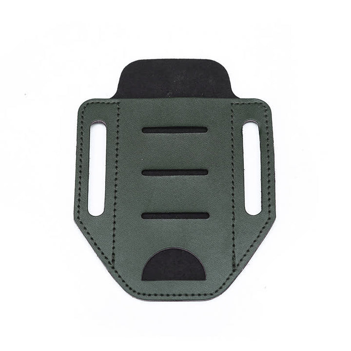 Funda de cuero para cinturón con funda para herramientas múltiples tácticas EDC