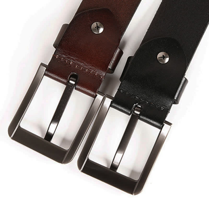 Cinturón de cuero con remaches de metal pesado para jeans de motocicleta