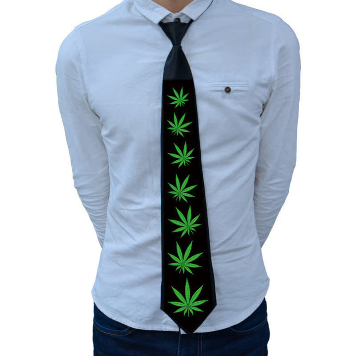 Corbata LED que brilla en la oscuridad con control de voz para fiestas
