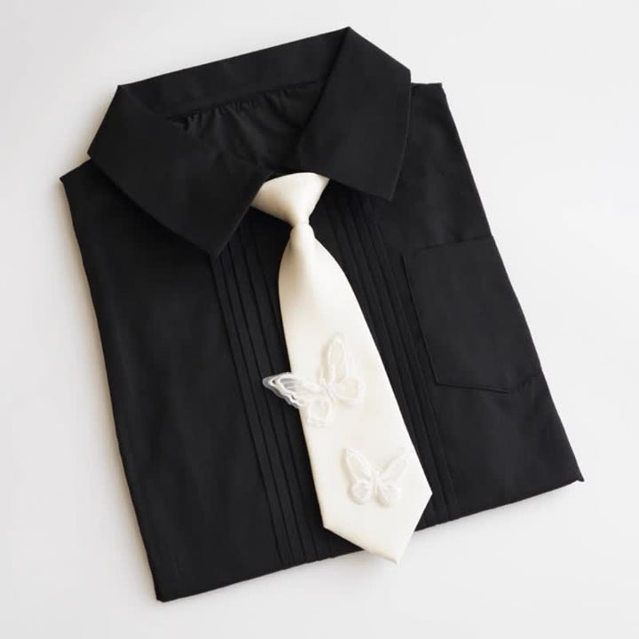 Corbata pequeña de mariposa de estilo informal preatada para hombre