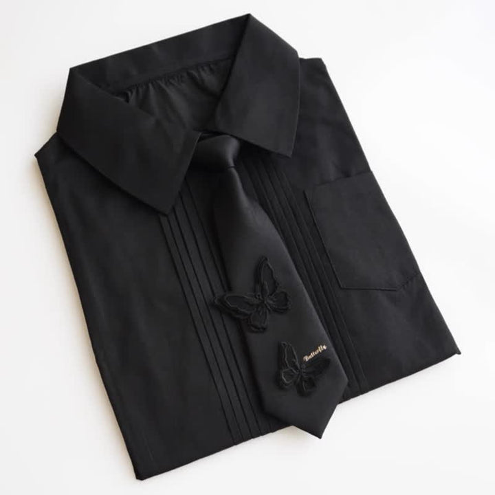 Corbata pequeña de mariposa de estilo informal preatada para hombre