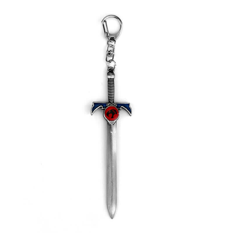 Llavero colgante con modelo de arma espada