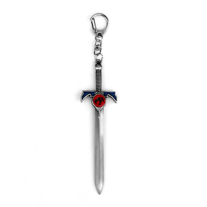 Llavero colgante con modelo de arma espada
