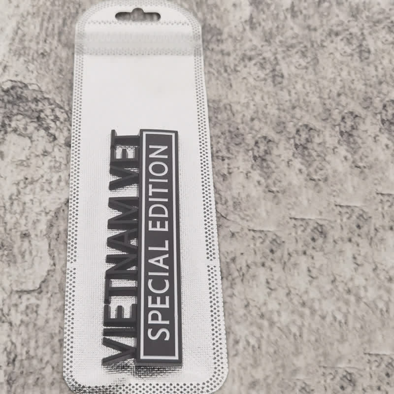 Pegatina de metal para coche con la edición de veteranos de Vietnam