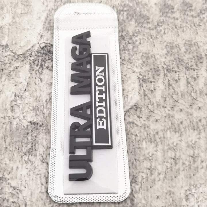 Pegatina de metal para coche EDICIÓN ULTRA MAGA