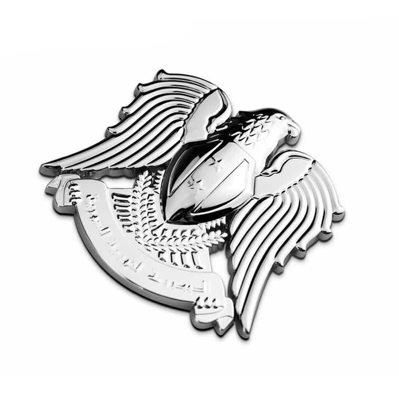 Pegatina de metal para coche con tótem de águila y halcón