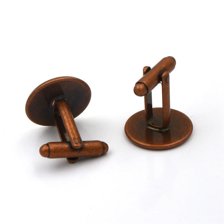 Gemelos de cúpula de cristal Yin Yang en blanco y negro para hombre - image 10