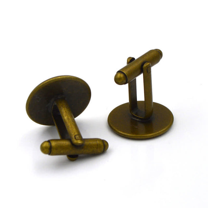 Gemelos de cúpula de cristal Yin Yang en blanco y negro para hombre - image 8