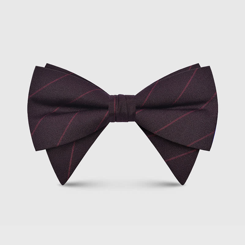 Pajarita clásica grande y elegante con punta extragrande para hombre