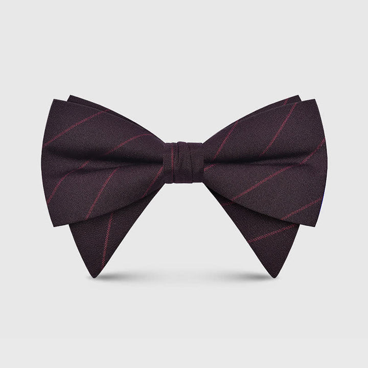 Pajarita clásica grande y elegante con punta extragrande para hombre