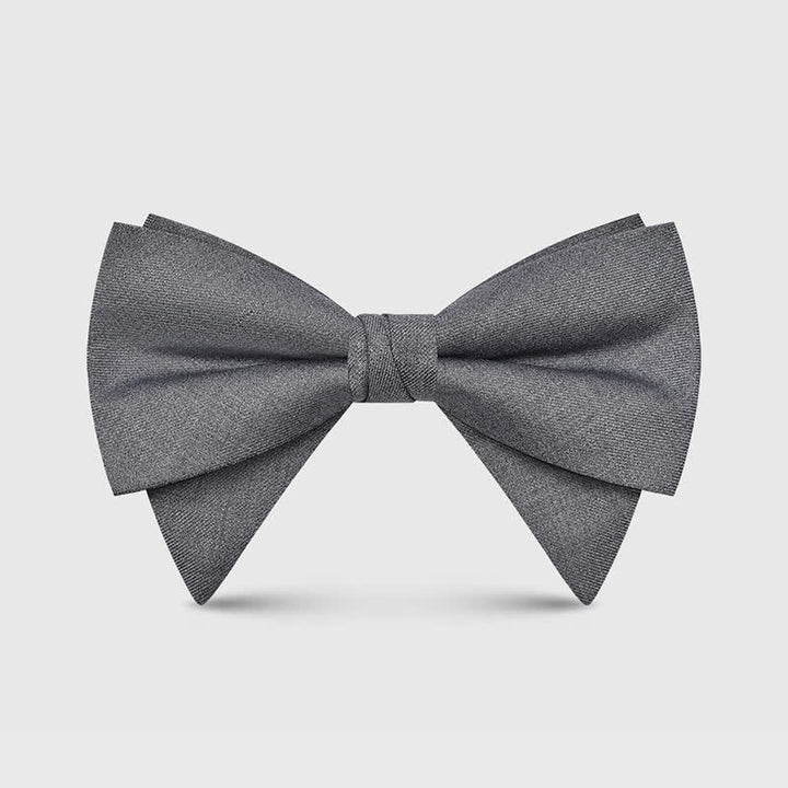 Pajarita clásica grande y elegante con punta extragrande para hombre