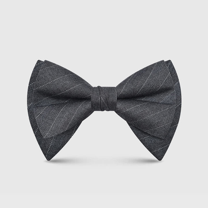 Pajarita clásica grande y elegante con punta extragrande para hombre