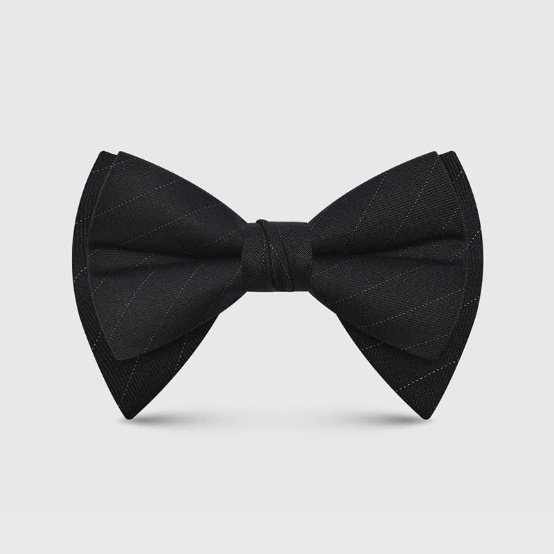 Pajarita clásica grande y elegante con punta extragrande para hombre