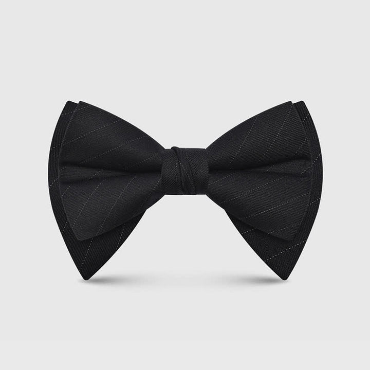 Pajarita clásica grande y elegante con punta extragrande para hombre