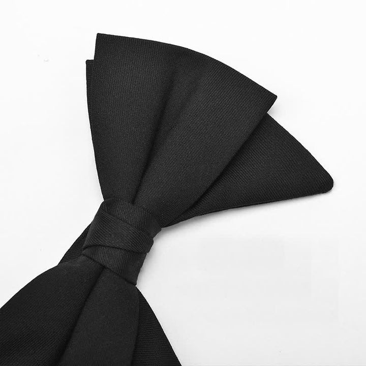 Pajarita clásica grande y elegante con punta extragrande para hombre
