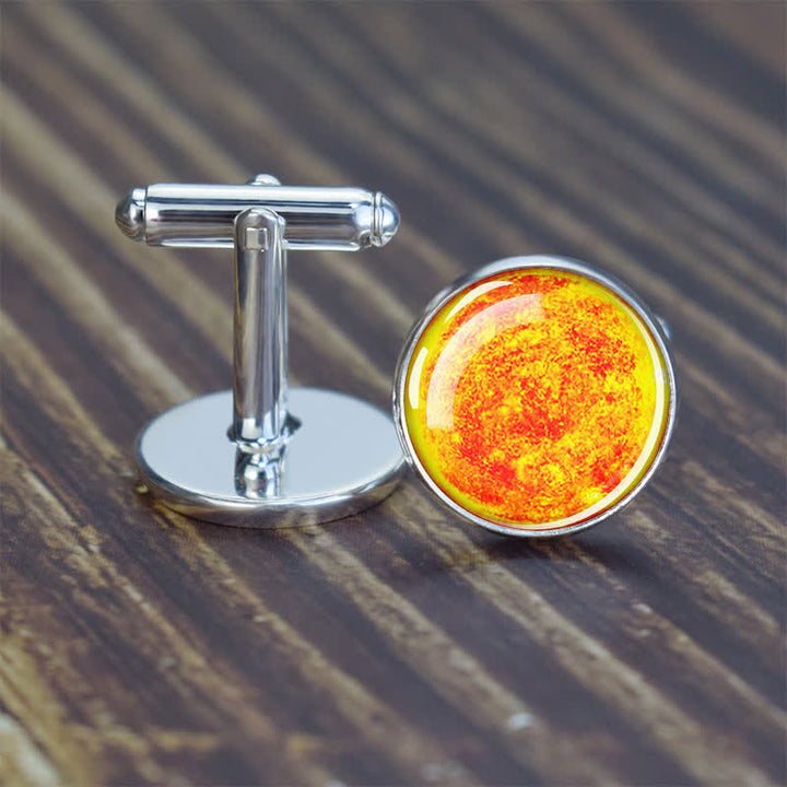 Gemelos con diseño de planetas del sistema solar del universo para hombre.
