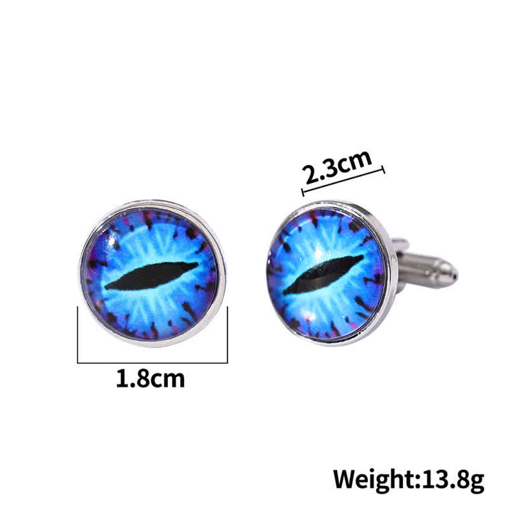 Gemelos con forma de ojo de diablo para hombre