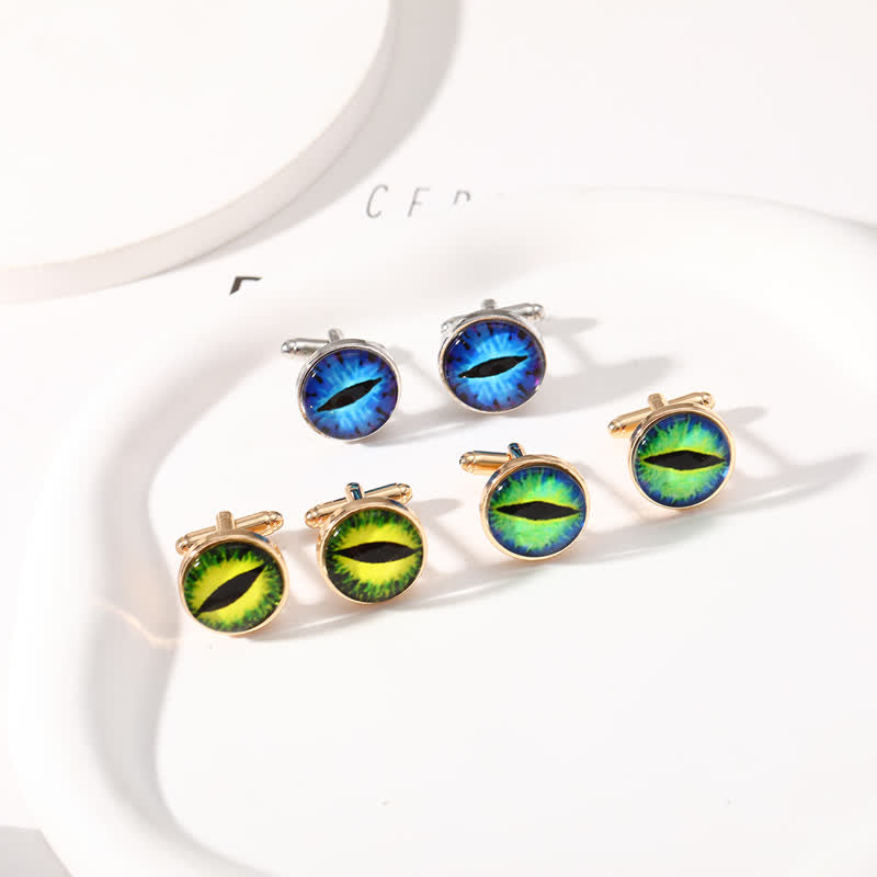 Gemelos con forma de ojo de diablo para hombre