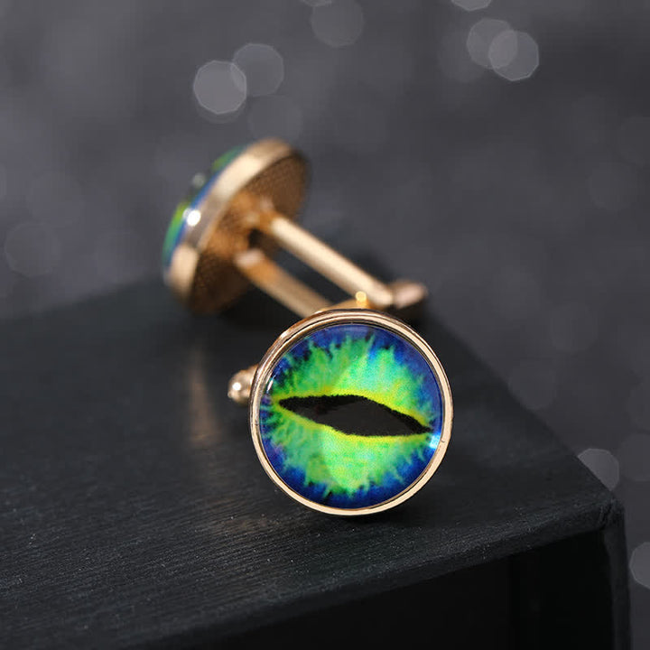 Gemelos con forma de ojo de diablo para hombre