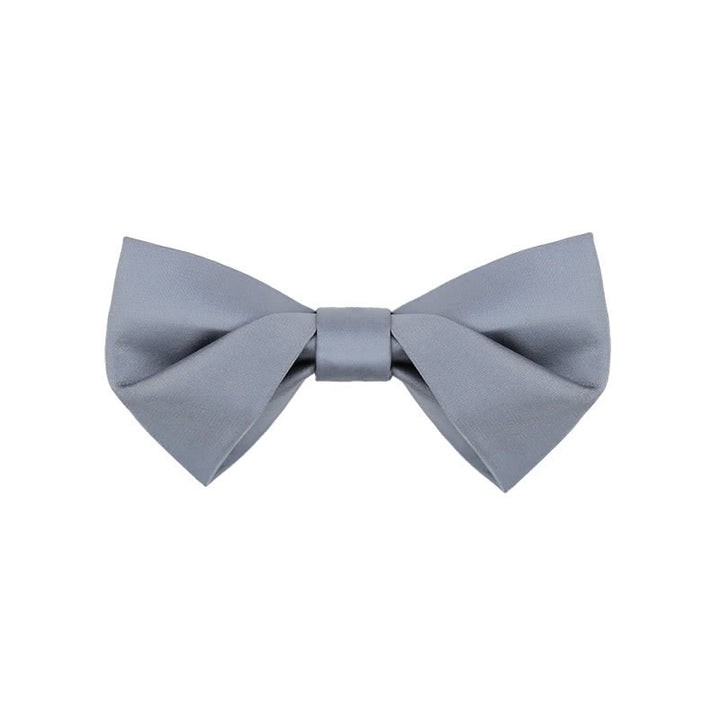Pajarita clásica sencilla de color liso para boda para hombre