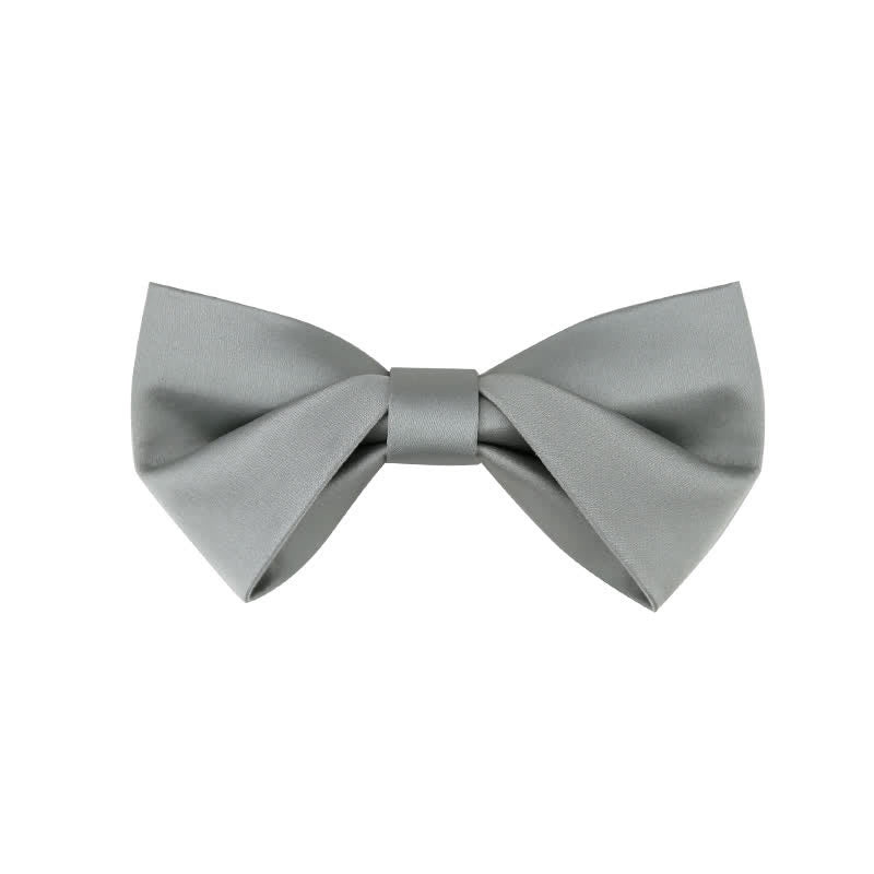 Pajarita clásica sencilla de color liso para boda para hombre