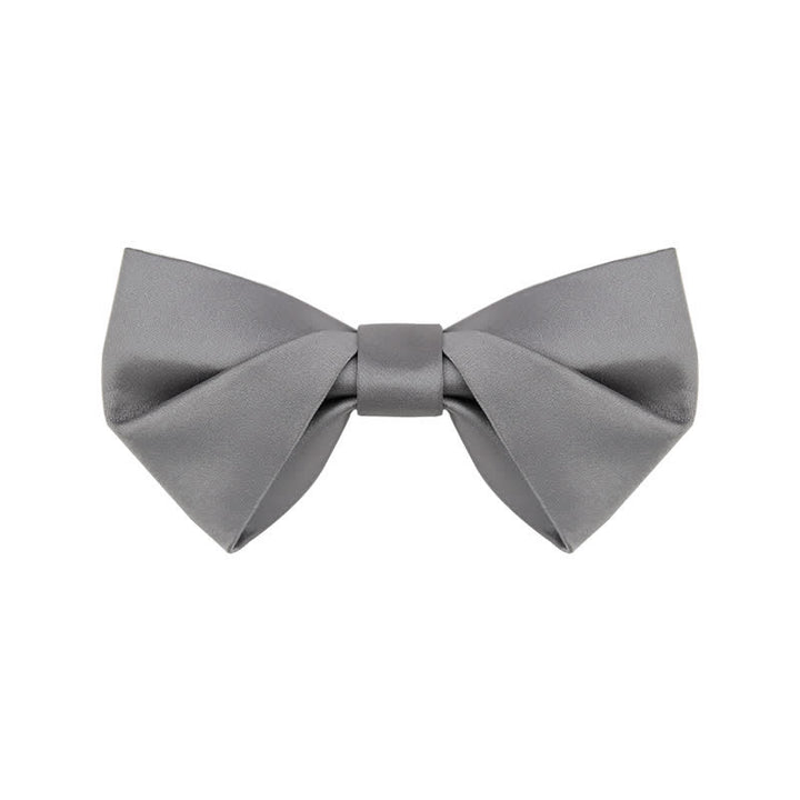 Pajarita clásica sencilla de color liso para boda para hombre