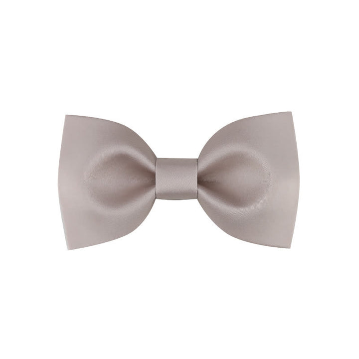 Pajarita clásica sencilla de color liso para boda para hombre