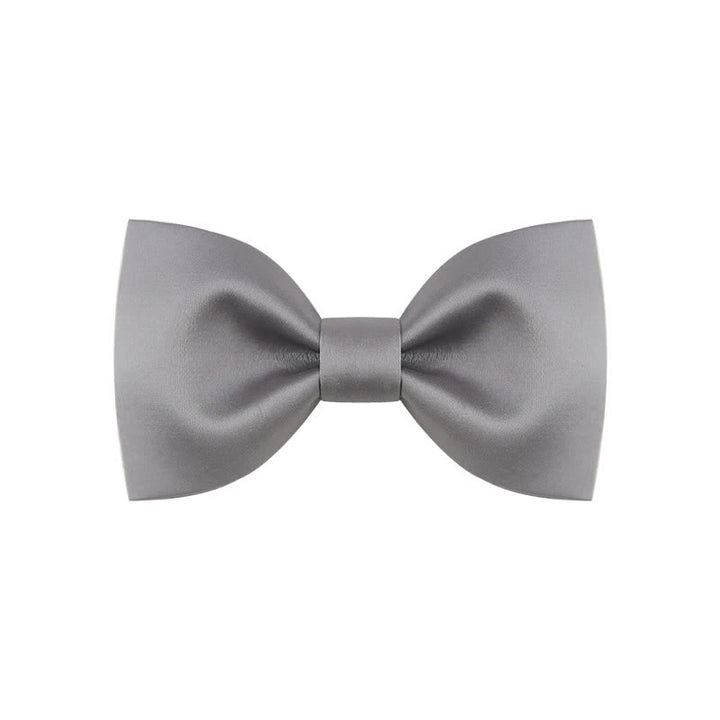 Pajarita clásica sencilla de color liso para boda para hombre