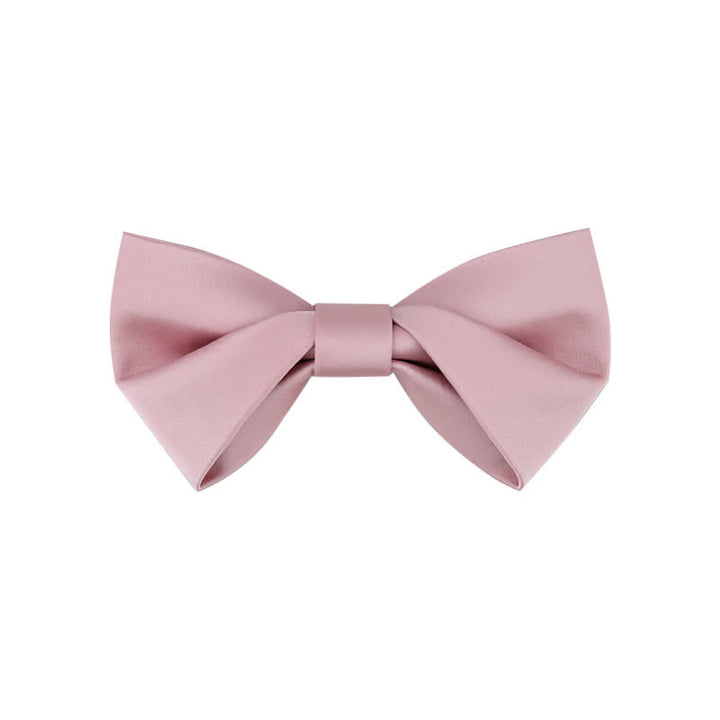 Pajarita clásica sencilla de color liso para boda para hombre