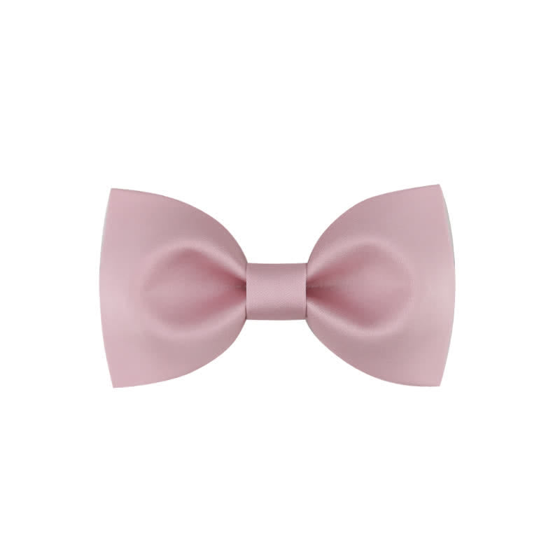 Pajarita clásica sencilla de color liso para boda para hombre